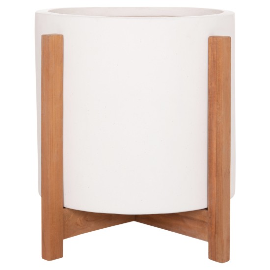 ΓΛΑΣΤΡΑ ΕΣΩΤ.ΧΩΡΟΥ HOFF HM4682.02M FIBER CEMENT ΛΕΥΚΟ-TEAK ΒΑΣΗ Φ40x39Υεκ