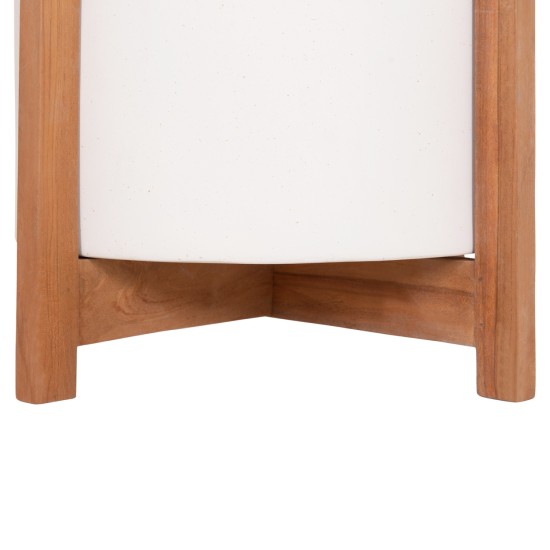 ΓΛΑΣΤΡΑ ΕΣΩΤ.ΧΩΡΟΥ HOFF HM4682.02M FIBER CEMENT ΛΕΥΚΟ-TEAK ΒΑΣΗ Φ40x39Υεκ