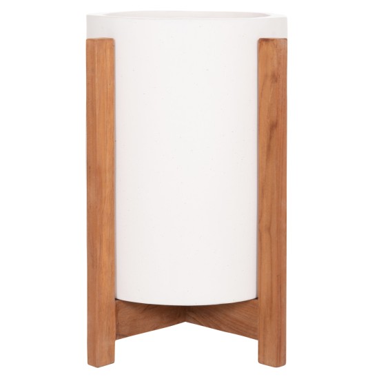 ΓΛΑΣΤΡΑ ΕΣΩΤ.ΧΩΡΟΥ HOFF HM4682.02S FIBER CEMENT ΛΕΥΚΟ-TEAK ΒΑΣΗ Φ33x42Υεκ