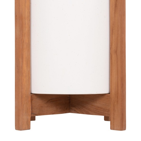 ΓΛΑΣΤΡΑ ΕΣΩΤ.ΧΩΡΟΥ HOFF HM4682.02S FIBER CEMENT ΛΕΥΚΟ-TEAK ΒΑΣΗ Φ33x42Υεκ