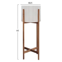 ΓΛΑΣΤΡΑ ΕΣΩΤ.ΧΩΡΟΥ RENTIL HM4684.02L FIBER CEMENT ΧΡΩΜΑ ΛΕΥΚΟ--ΒΑΣΗ TEAK Φ27x66Υεκ