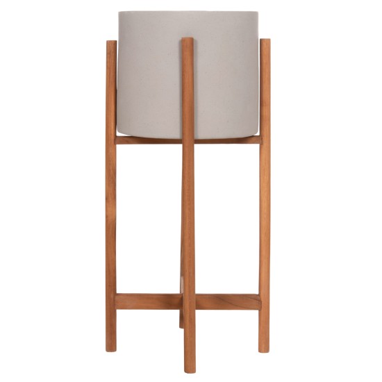 ΓΛΑΣΤΡΑ ΕΣΩΤ.ΧΩΡΟΥ RENTIL HM4684.03S FIBER CEMENT ΧΡΩΜΑ ΓΚΡΙ--ΒΑΣΗ TEAK Φ27x56Υ