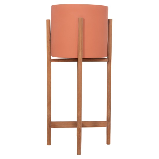 ΓΛΑΣΤΡΑ ΕΣΩΤ.ΧΩΡΟΥ RENTIL HM4684.08S FIBER CEMENT ΧΡΩΜΑ ΤΕΡΑΚΟΤΑ--ΒΑΣΗ TEAK Φ27x56Υ