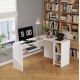 ΓΩΝΙΑΚΟ ΓΡΑΦΕΙΟ SHIG HM2135.03 MDF ΣΕ ΛΕΥΚΟ 140x120x75Υεκ