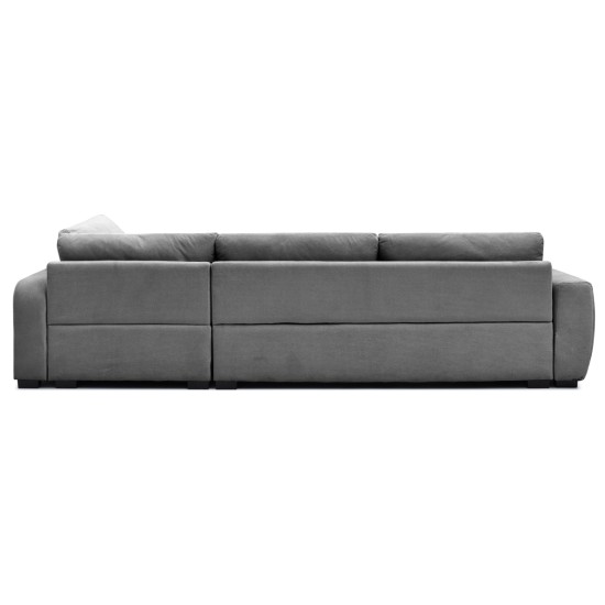 ΓΩΝΙΑΚΟΣ ΚΑΝΑΠΕΣ ΑΝΑΣΤΡΕΨΙΜΟΣ MEDEL HM3288.01 ΓΚΡΙ P.E. ΥΦΑΣΜΑ 290x208x80Υεκ