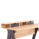 ΓΡΑΦΕΙΟ REXIN HM18290 ΜΕΛΑΜΙΝΗ ΣΕ SONAMA-ΓΚΡΙ 120x19-59x75-85,5ΥΥεκ.