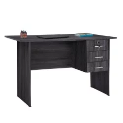 ΓΡΑΦΕΙΟ ΜΕ 3 ΣΥΡΤΑΡΙΑ HAYDEN HM2268.01 ΜΕΛΑΜΙΝΗ ΣΕ ΑΝΘΡΑΚΙ ΧΡΩΜΑ 120x60x75Υεκ