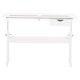 ΓΡΑΦΕΙΟ/ΣΧΕΔΙΑΣΤΗΡΙΟ ASCENT HM18289 MDF ΣΕ ΛΕΥΚΟ 109x55x87,5Υεκ