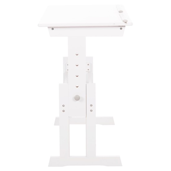 ΓΡΑΦΕΙΟ/ΣΧΕΔΙΑΣΤΗΡΙΟ ASCENT HM18289 MDF ΣΕ ΛΕΥΚΟ 109x55x87,5Υεκ