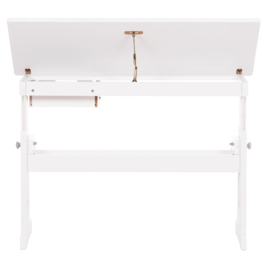 ΓΡΑΦΕΙΟ/ΣΧΕΔΙΑΣΤΗΡΙΟ ASCENT HM18289 MDF ΣΕ ΛΕΥΚΟ 109x55x87,5Υεκ