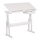 ΓΡΑΦΕΙΟ/ΣΧΕΔΙΑΣΤΗΡΙΟ ASCENT HM18289 MDF ΣΕ ΛΕΥΚΟ 109x55x87,5Υεκ