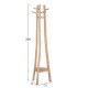 ΚΑΛΟΓΕΡΟΣ ΜΕ 3 ΚΟΛΩΝΕΣ TRIDEM HM4881 ΞΥΛΟ TEAK ΣΕ ΦΥΣΙΚΟ 52x52x200Υεκ.