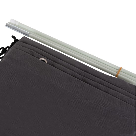 ΚΑΛΥΜΜΑ 4X4m ΓΙΑ ΟΜΠΡΕΛΑ HM6621.01 - SPUN POLYESTER ΣΕ ΓΚΡΙ