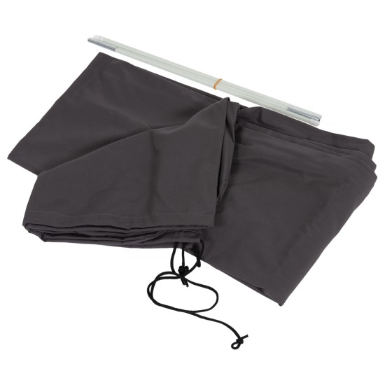 ΚΑΛΥΜΜΑ 4X4m ΓΙΑ ΟΜΠΡΕΛΑ HM6621.01 - SPUN POLYESTER ΣΕ ΓΚΡΙ