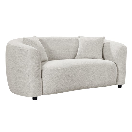 ΚΑΝΑΠΕΣ 2-ΘΕΣΙΟΣ NORD HM3322.02 ΑΝΟΙΧΤΟ ΜΠΕΖ ΥΦΑΣΜΑ 170x91x75Υεκ.