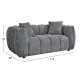 ΚΑΝΑΠΕΣ 2-ΘΕΣΙΟΣ LYKKE HM3324.01 ΓΚΡΙ ΥΦΑΣΜΑ 172x89x70Υεκ.