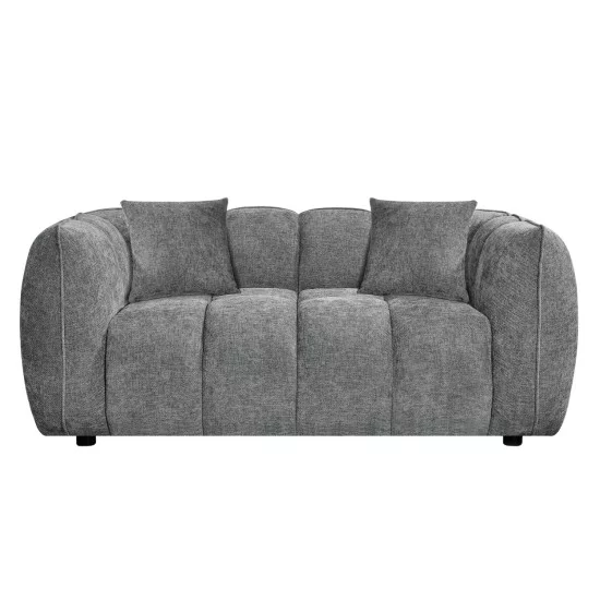 ΚΑΝΑΠΕΣ 2-ΘΕΣΙΟΣ LYKKE HM3324.01 ΓΚΡΙ ΥΦΑΣΜΑ 172x89x70Υεκ.