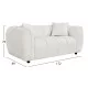 ΚΑΝΑΠΕΣ 2-ΘΕΣΙΟΣ LYKKE HM3324.02 ΕΚΡΟΥ ΥΦΑΣΜΑ 172x89x70Υεκ.