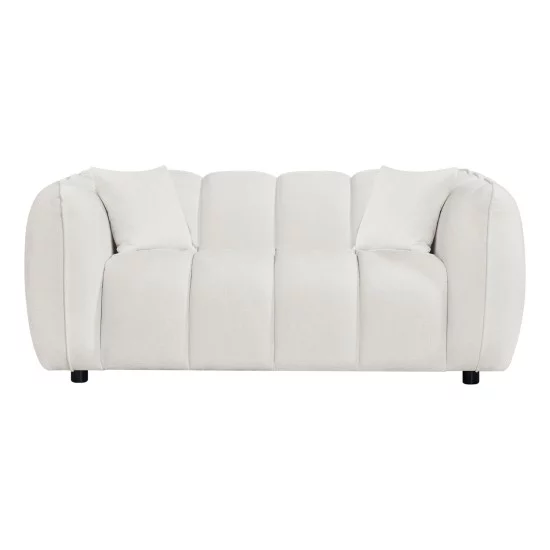 ΚΑΝΑΠΕΣ 2-ΘΕΣΙΟΣ LYKKE HM3324.02 ΕΚΡΟΥ ΥΦΑΣΜΑ 172x89x70Υεκ.