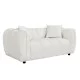 ΚΑΝΑΠΕΣ 2-ΘΕΣΙΟΣ LYKKE HM3324.02 ΕΚΡΟΥ ΥΦΑΣΜΑ 172x89x70Υεκ.