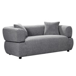 ΚΑΝΑΠΕΣ 2-ΘΕΣΙΟΣ ARCTIS HM3328.01 ΓΚΡΙ ΥΦΑΣΜΑ 169x88x68Υεκ.