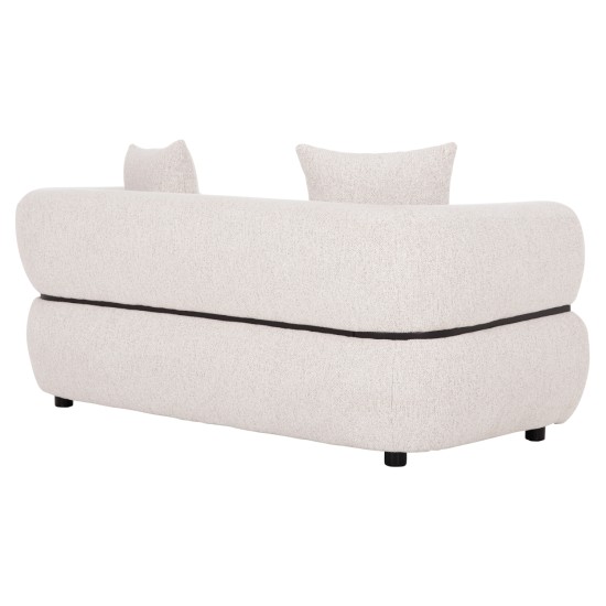 ΚΑΝΑΠΕΣ 2-ΘΕΣΙΟΣ ARCTIS HM3328.02 ΑΝΟΙΧΤΟ ΜΠΕΖ ΥΦΑΣΜΑ 169x88x88Υεκ.