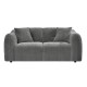 ΚΑΝΑΠΕΣ 2-ΘΕΣΙΟΣ JUNOA HM3334.01 ΓΚΡΙ ΥΦΑΣΜΑ 172x89x74Υεκ