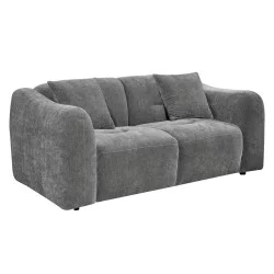 ΚΑΝΑΠΕΣ 2-ΘΕΣΙΟΣ JUNOA HM3334.01 ΓΚΡΙ ΥΦΑΣΜΑ 172x89x74Υεκ