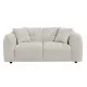 ΚΑΝΑΠΕΣ 2-ΘΕΣΙΟΣ JUNOA HM3334.02 ΕΚΡΟΥ ΥΦΑΣΜΑ 172x89x74Υεκ