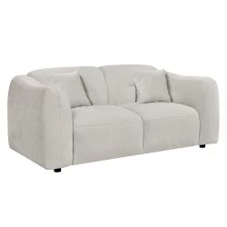 ΚΑΝΑΠΕΣ 2-ΘΕΣΙΟΣ JUNOA HM3334.02 ΕΚΡΟΥ ΥΦΑΣΜΑ 172x89x74Υεκ