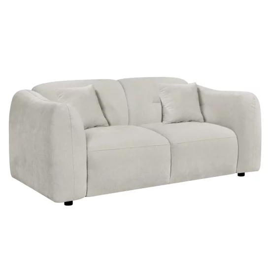 ΚΑΝΑΠΕΣ 2-ΘΕΣΙΟΣ JUNOA HM3334.02 ΕΚΡΟΥ ΥΦΑΣΜΑ 172x89x74Υεκ
