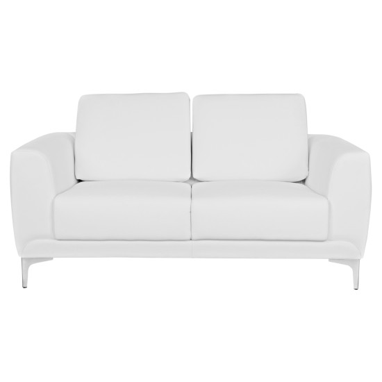 ΚΑΝΑΠΕΣ 2ΘΕΣΙΟΣ KΕΝΖΙΕ HM3121.22 ΜΕ ΛΕΥΚΟ PU 142x81x81 εκ.