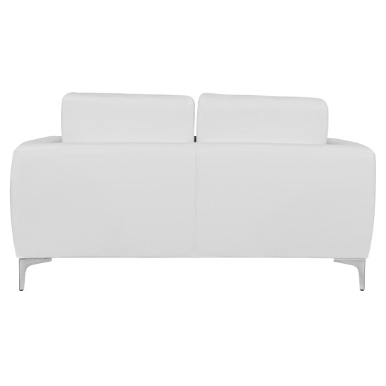 ΚΑΝΑΠΕΣ 2ΘΕΣΙΟΣ KΕΝΖΙΕ HM3121.22 ΜΕ ΛΕΥΚΟ PU 142x81x81 εκ.