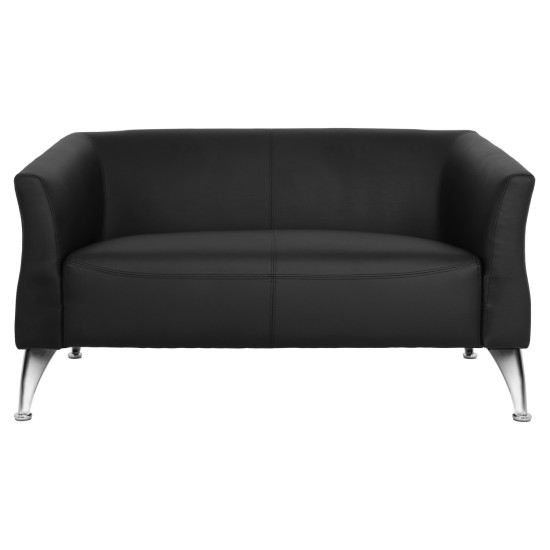 ΚΑΝΑΠΕΣ 2ΘΕΣΙΟΣ KIANA HM3122.21 ΜΕ ΜΑΥΡΟ PU 130x75x71 εκ.