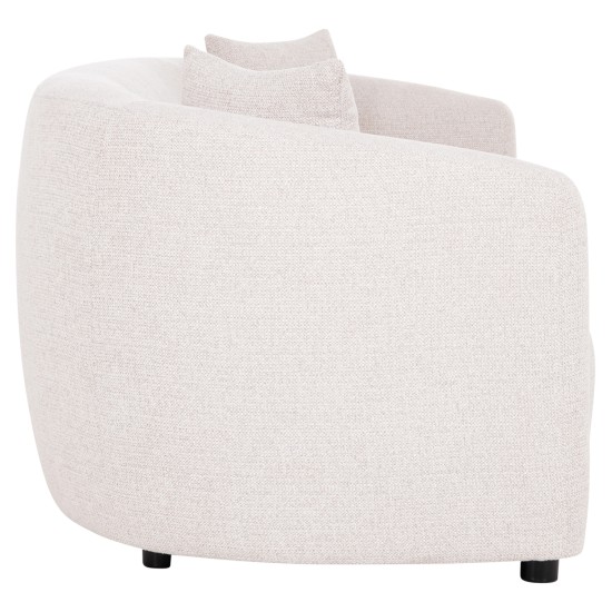 ΚΑΝΑΠΕΣ 3-ΘΕΣΙΟΣ NORD HM3321.02 ΑΝΟΙΧΤΟ ΜΠΕΖ ΥΦΑΣΜΑ 230x96x75Υεκ.