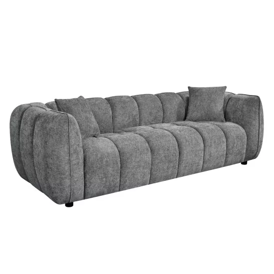 ΚΑΝΑΠΕΣ 3-ΘΕΣΙΟΣ LYKKE HM3323.01 ΓΚΡΙ ΥΦΑΣΜΑ 229x89x70Υεκ