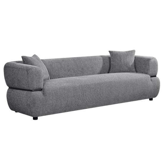 ΚΑΝΑΠΕΣ 3-ΘΕΣΙΟΣ ARCTIS HM3327.01 ΓΚΡΙ ΥΦΑΣΜΑ 229x88x68Υεκ.