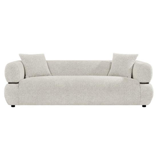 ΚΑΝΑΠΕΣ 3-ΘΕΣΙΟΣ ARCTIS HM3327.02 ΑΝΟΙΧΤΟ ΜΠΕΖ ΥΦΑΣΜΑ 229x88x68Υεκ.