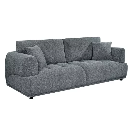 ΚΑΝΑΠΕΣ 3-ΘΕΣΙΟΣ STRUCTO HM3329.01 ΓΚΡΙ ΥΦΑΣΜΑ 227x94x88Υεκ.
