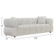 ΚΑΝΑΠΕΣ 3-ΘΕΣΙΟΣ NORIKA HM3331.02 ΕΚΡΟΥ ΥΦΑΣΜΑ 220x88x85Υεκ.