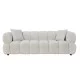 ΚΑΝΑΠΕΣ 3-ΘΕΣΙΟΣ NORIKA HM3331.02 ΕΚΡΟΥ ΥΦΑΣΜΑ 228x91x72Υεκ.