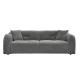 ΚΑΝΑΠΕΣ 3-ΘΕΣΙΟΣ JUNOA HM3333.01 ΓΚΡΙ ΥΦΑΣΜΑ 228x89x74Υεκ