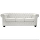 ΚΑΝΑΠΕΣ 3ΘΕΣΙΟΣ T.CHESTERFIELD HM3009.02 ΤΕΧΝΟΔΕΡΜΑ ΛΕΥΚΟ ΜΑΤ 208x90x73 εκ.