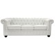 ΚΑΝΑΠΕΣ 3ΘΕΣΙΟΣ T.CHESTERFIELD HM3009.02 ΤΕΧΝΟΔΕΡΜΑ ΛΕΥΚΟ ΜΑΤ 208x90x73 εκ.