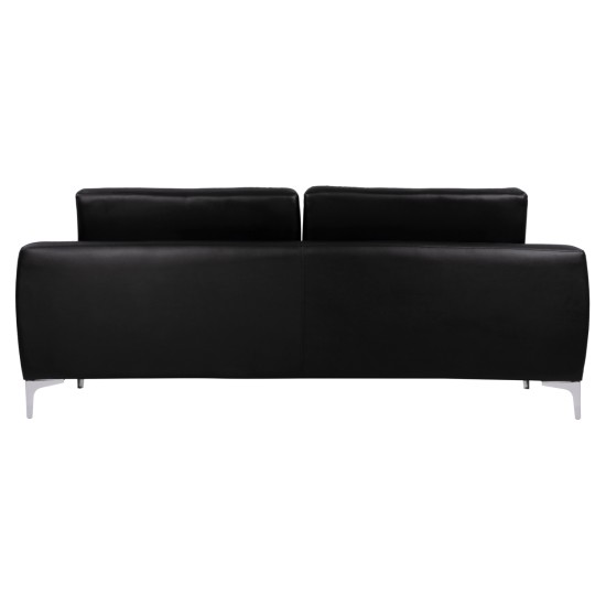 ΚΑΝΑΠΕΣ 3ΘΕΣΙΟΣ KENZIE HM3121.31 ΜΕ ΜΑΥΡΟ PU 190x81x81 εκ.