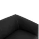 ΚΑΝΑΠΕΣ 3ΘΕΣΙΟΣ KIANA HM3122.31 ΜΕ ΜΑΥΡΟ PU 180x75x71 εκ.
