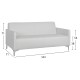 ΚΑΝΑΠΕΣ 3ΘΕΣΙΟΣ NELLIE HM3159.32 ΜΕ ΛΕΥΚΟ PU 163x71x71Υ εκ. ΚΑΝΑΠΕΣ 3ΘΕΣΙΟΣ NELLIE HM3159.32 ΜΕ ΛΕΥΚΟ PU 163x71x71Υ εκ.