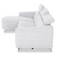 ΚΑΝΑΠΕΣ ΑΡΙΣΤΕΡΗ ΓΩΝΙΑ 3Θ ΜΕ RECLINE VALENTE HM3317.01L ΑΝΟΙΧΤΟ ΓΚΡΙ ΥΦΑΣΜΑ 275x160x104Yεκ