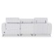 ΚΑΝΑΠΕΣ ΑΡΙΣΤΕΡΗ ΓΩΝΙΑ 3Θ ΜΕ RECLINE VALENTE HM3317.01L ΑΝΟΙΧΤΟ ΓΚΡΙ ΥΦΑΣΜΑ 275x160x104Yεκ