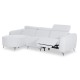 ΚΑΝΑΠΕΣ ΑΡΙΣΤΕΡΗ ΓΩΝΙΑ 3Θ ΜΕ RECLINE VALENTE HM3317.01L ΑΝΟΙΧΤΟ ΓΚΡΙ ΥΦΑΣΜΑ 275x160x104Yεκ